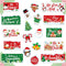 Whaline 37Pcs Christmas Bulletin Board Decorations Motivational Xmas Cut-outs Cute Santa Snowman Cutouts Classroom Decor Xmas Rule Posters for Win...