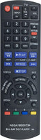 N2QAYB000734 Replaced Remote fit for Panasonic Blu-Ray Disc Player DMP-BD77 DMP-BD87 DMP-BD871 DMP-BD875 DMP-DB87P-K DMP-BD87-K DMP-BDT87 DMP-DBS1...