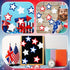 150 Pcs Star Creative Cutouts Paper 4 Inches Star Bulletin Board Decorations Red White and Blue 4th of July Classroom Die Cuts for Independence Da...