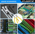 6-In and 5-In 2 PCS Ultra Sharp Compact Wire Cutters with Long Flat Nose Pliers Ideal for Cutting Crafts, Flowers, Plastics, Appliances and Any Cl...