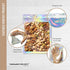 100 Pack Holographic Resealable Bags, Clear Front Mylar Ziplock Pouches for Multipurpose Storage (4"x6")...