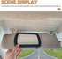 Car Sun Visor Vanity Mirror, Universal Car Vanity Mirror, Clip-on Rear View Sun-Shading Cosmetic Mirror, Rear View Sun-Shading Travel Cosmetic Mir...