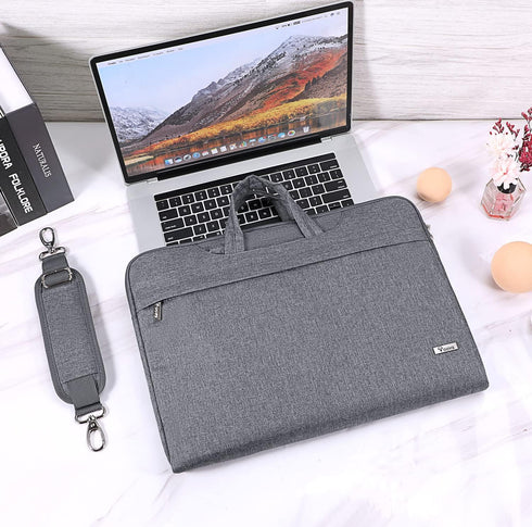 V Voova Laptop Bag 13-14 inch with Shoulder Strap & Handle, Waterproof Laptop Case Sleeve Compatible with 13-14” MacBook Air/MacBook Pro, Slim Bri...