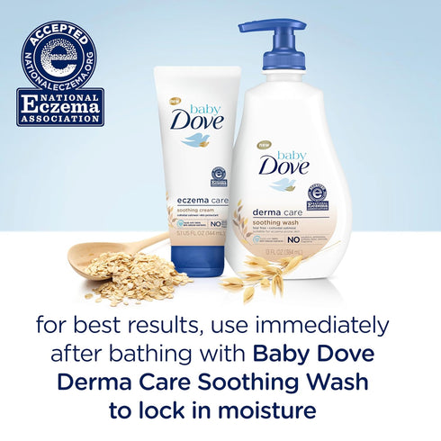 Baby Dove Soothing-Cream To Soothe Delicate Baby Skin Eczema Care No Artificial Perfume or Color, Paraben Free, Phthalate Free 5.1 oz...