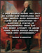 Posterizer 1 pcs-George Washington Quotes-Quotes and Poems-Famous Figures Art Collection-Gift for Policemen, Law Enforcement Officer-Decor for Hom...