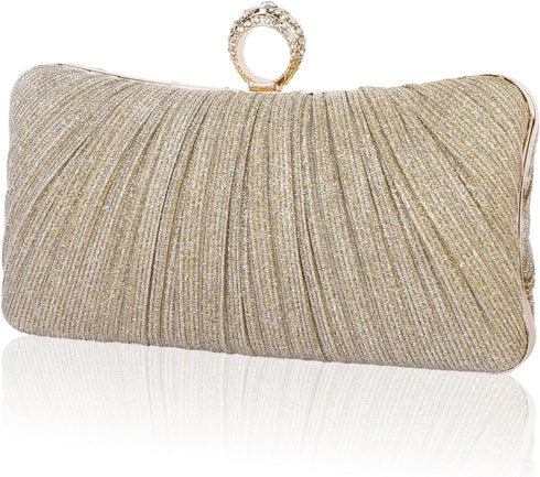 Clutch Purses for Women, Rhinestone Evening Bags Party Purse, Sparkling Handbag Purses for Wedding Bridal Prom Party...