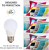 Simba Lighting LED A15 Refrigerator Light Bulbs (2-Pack) 5W 40W Replacement Waterproof Small for Appliances, Freezers, 120V, E26 Standard Medium B...
