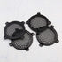 SING F LTD 4 Inch Car Speaker Grill Cover Guard Protector Plastic Mesh Protective Case Black Circle Subwoofer Net Covers Pack of 4...