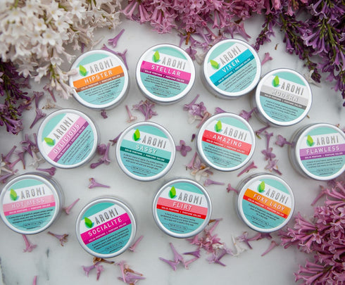 Aromi Hot Mess Solid Perfume | Fruity, Floral Fragrance, Vegan, Cruelty-free, Wax Scent, Travel, Funny Gift Idea, Grapefruit, Rose, Orchid Handmad...