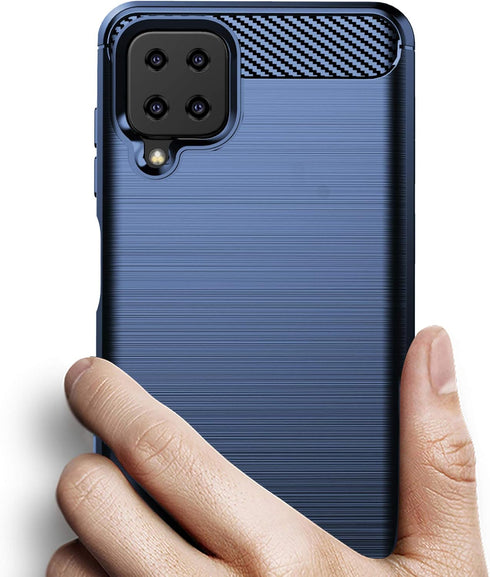 Osophter for Galaxy A22 4G Case with Screen Protector Shock-Absorption Flexible TPU Rubber Protective Cell Phone Cover for Samsung Galaxy A22 4G(N...