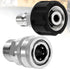 Tool Daily Pressure Washer Adapter Set, Quick Connect Kit, Metric M22 15mm to M22 Metric Fitting, Stainless Steel, 5000 PSI...