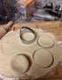 3 Pieces Round Biscuit Cutter with Handle - Stainless Steel Round Circle Doughnut Cutter Baking Molds Assorted Size...
