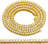 metaltree98 Fashion CZ Stoned 4 mm 2 Combo Set 16" + 18" Tennis Chain Necklace (Gold Toned)...