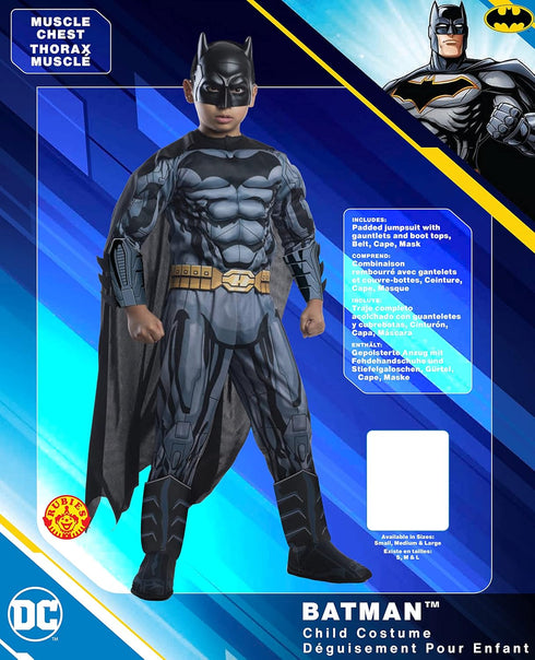 DC Comics Superheroes: Batman Costume for Kids by Rubies, Boy's Medium...