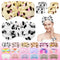 CHNLML Women Spa Headband Sponge,6PCS Bow Face Wash Headband and Wristband Set, Makeup Headband, Spa Headband,Makeup Headband, Skincare Headbands ...