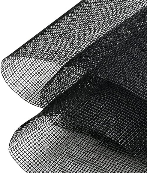 Window Screen Mesh, Loboo Idea Fiberglass Screen Replacement Mesh Black, Warehouse Fiberglass Window and Door Screen Mesh for Patio and Windows (B...