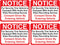 (4 Pack) Notice Vehicle is Equipped with Audio and Video Recording Devices Consent by Entering Sticker - Self Adhesive" 2½ X 3½" 4 Mil Vinyl Decal...