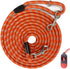 Long Rope Dog Leash for Dog Training 12FT 20FT 30FT 50FT, Reflective Threads Dog Cat Leashes Tie-Out Check Cord Recall Training Agility Lead for L...
