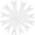 22 Inch YKK White Zippers 12 Pieces-Made in USA- For Apparel, Bags, Sewing & Craft Projects...