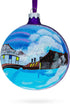 Blue Lagoon, Iceland Glass Ball Christmas Ornament 4 Inches...