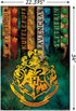 Trends International The Wizarding World: Harry Potter - House Crests Wall Poster, 22.375" x 34", Poster & Mount Bundle...