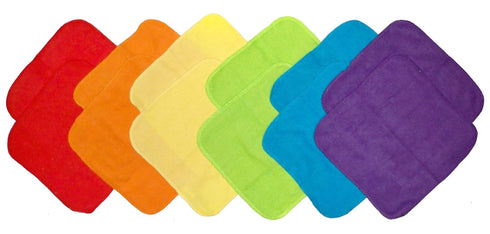 Neat Solutions Solid Knit Terry Washcloth Set, Multi-color, 12-Count...