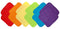 Neat Solutions Solid Knit Terry Washcloth Set, Multi-color, 12-Count...