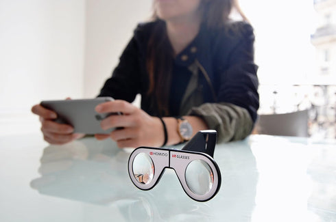 Mini Virtual Reality Glasses for Smartphone Foldable VR Headset Compliant with iPhone & Android Cell Phone Vr Games and 3D Movies...