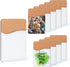 Sublimation Blanks Phone Wallet - PU Leather Card Holder for Back of Phone Stick on iPhone Android HTV Friendly DIY Blanks for Vinyl Projects (Whi...