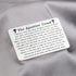 Gzrlyf The Apostles Creed Wallet Card I Believe in God Christian Engraved Wallet Insert Christian Prayer Gifts Religious Gift(Apostles Creed Walle...
