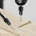 5-pc Woodworking Countersink Counterbore Drill Bit Set 3in1 for #6 8 10 12 16 Screws, M2 Pilot Drill Bits Adjustable Depth, 82-Degree Chamfer with...