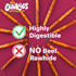 Oinkies Meathouse'n'Veg Tender Ribs Dog Treats with Real Chicken, Duck, Veggies & Peanut Butter Flavor, Highly Digestible and Rawhide-Free, 22 Cou...