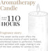 Candle-lite Scented Candles, Creamy Vanilla Swirl Fragrance, One 18 oz. Single-Wick Aromatherapy Candle with 110 Hours of Burn Time, Off-White Col...