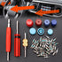 Taiss 59PCS Air Conditioning Valve Core Accessories Kit R12 R134a Refrigeration Tire Valve Stem Cores with Valve Core Rmover Tool HVAC AC System S...