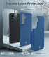 FNTCASE for Samsung Galaxy S23-FE Case: Dual Layer Protective Heavy Duty Cell Phone Cover Rugged Full Body Drop Protection Military Grade Shockpro...