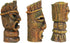 Pen-Plax RRT1A 1 Piece Aquarium Decorative Tiki's Assorted Resin Ornament, Small/4"...