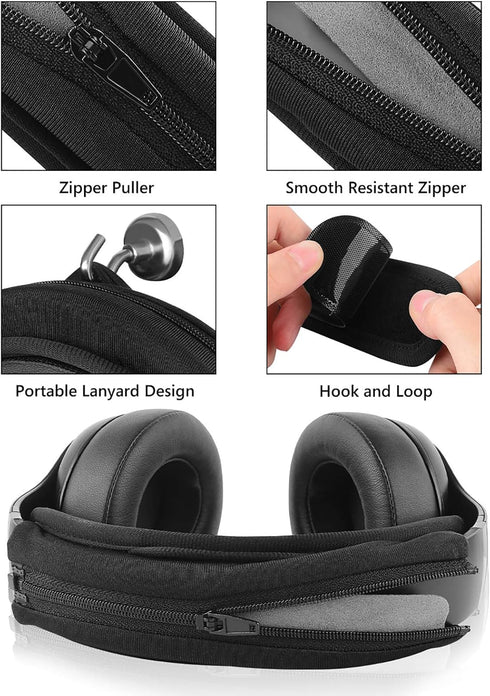 Geekria Protein Leather Headband Pad Compatible with Bose Beats JBL ATH Hyperx Skullcandy, Headphones Replacement Band, Headset Head Cushion Cover...