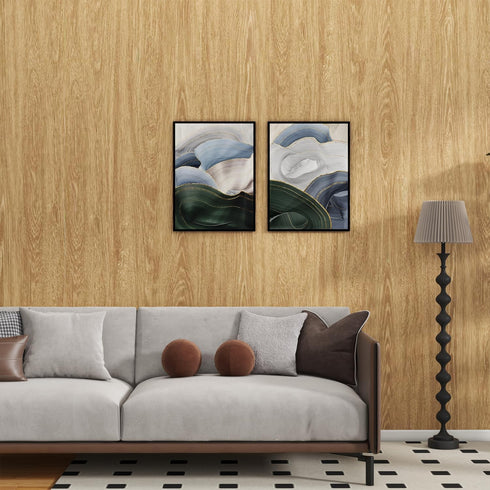 DUUEIHHUER Wooden Wallpaper Removable Wallpaper Upgrade Thickened Waterproof Wallpaper Self-Adhesive Contact Paper Suitable for Wall Kitchen Count...