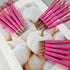 Aozora 15 Pieces Retractable Ballpoint Pens Black Ink 1.0 mm with Stylus Tip Touch School Office Decor Supplies Pretty Aesthetic Pens (Pink&Gold)...