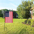 10 Pack Garden Flag Rubber Stoppers and Adjustable Anti-Wind Clips - Flag Stops Accessories Hardware for Garden Flag Poles Stand...