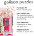 Galison Gingerbread Cottage – 500 Piece Joy Laforme House Shaped Jigsaw Puzzle Featuring Beautiful Artwork of A Christmas Gingerbread Bakery...