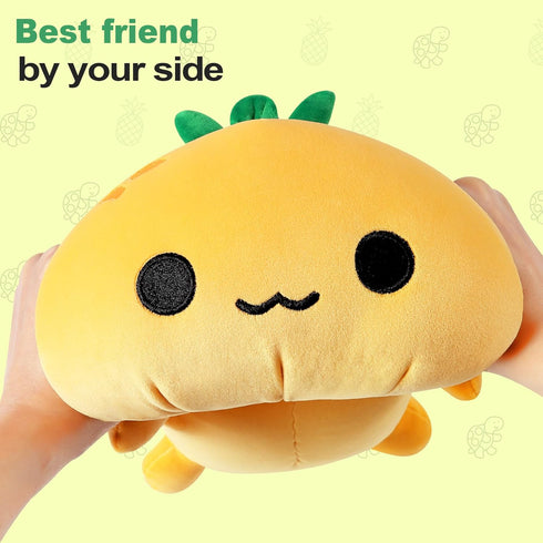 Onsoyours Turtle Plush Cute Pineapple Soft Stuffed Animal Turtle Plush Pillow, Tortoise Kawaii Pineapple Plushie Toy for Kids (Pineapple Turtle, 1...