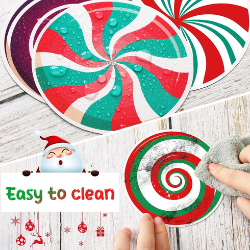 JULMELON 22 Pcs Christmas Candy Magnets Refrigerator Car Magnets Magnetic Sticker for Xmas Holiday DIY Decorations Party Favors Supplies......