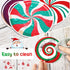 JULMELON 22 Pcs Christmas Candy Magnets Refrigerator Car Magnets Magnetic Sticker for Xmas Holiday DIY Decorations Party Favors Supplies......