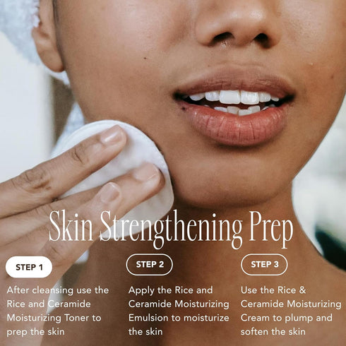 The Face Shop Rice Ceramide Moisturizing Toner - Rice Extract Rice Toner for Face - Strengthens Skin Barrier - Hydrating Targets Dryness - Lightwe...