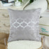 CaliTime Pack of 2 Cushion Covers Throw Pillow Cases Shells for Home Sofa Couch Modern Shining & Dull Contrast Quatrefoil Accent Geometric 20 X 20...