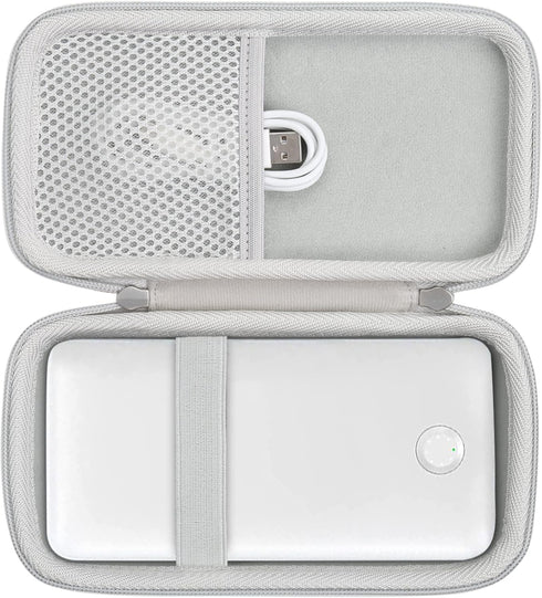 khanka Hard Travel Case Replacement for Anker 347 Power Bank (PowerCore 40K), 40,000mAh Battery Pack, Case Only (White)......
