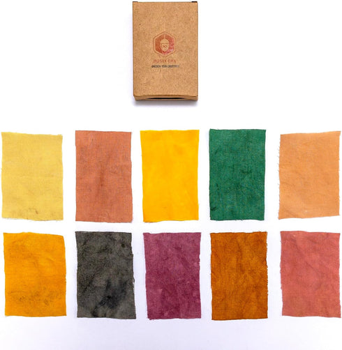 Fabric Dye with Natural Extract Colors | Ideal for Coloring Clothes Scarves Bags Bandanas | DIY Art & Craft Set for Kids and Adults | Painting Par...