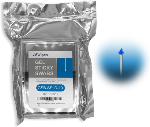Sensor Glue Sticks ESD | 1.8 mm Water Drop Shape Head, 10 Packs, Blue, Medium Viscosity, Stainless Steel | Anti Static Dust Rods for Sensors, LCD,...