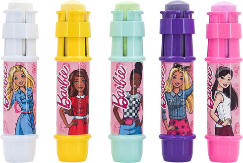 Sunny Days Entertainment Barbie Jumbo Chalk Holders | 5 Chalk Sticks with Holders for Kids | Barbie Outdoor Toys...